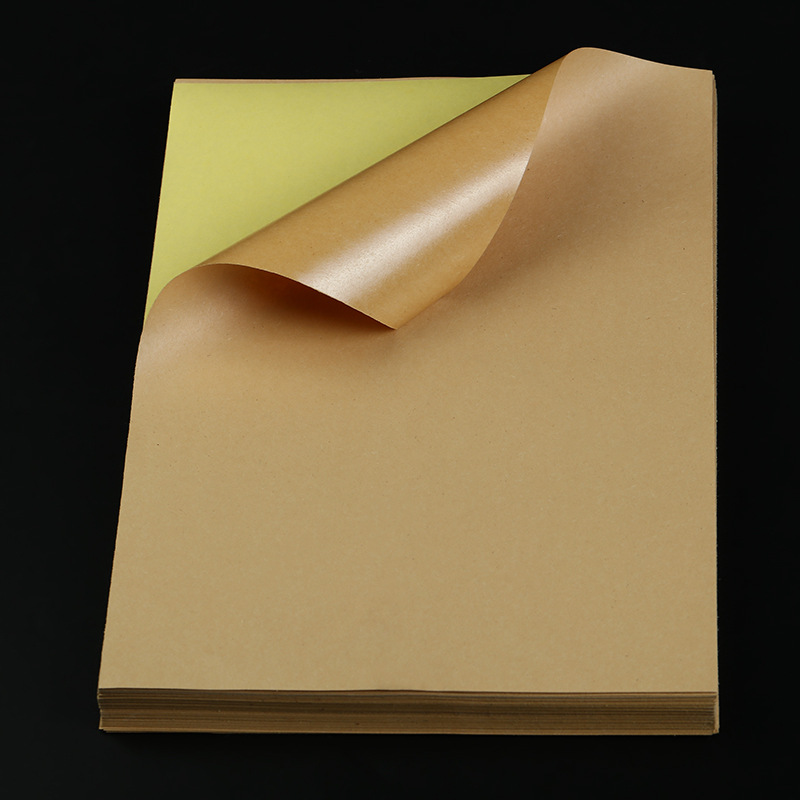 A3 Glossy Self-Adhesive Printing Paper And A3 Matte Label Paper Set 420X297 Dark Cofskin Texture Self-Adhesive Manufacturer Direct Sales High Quality Self-Adhesive Label Paper Application Scenario