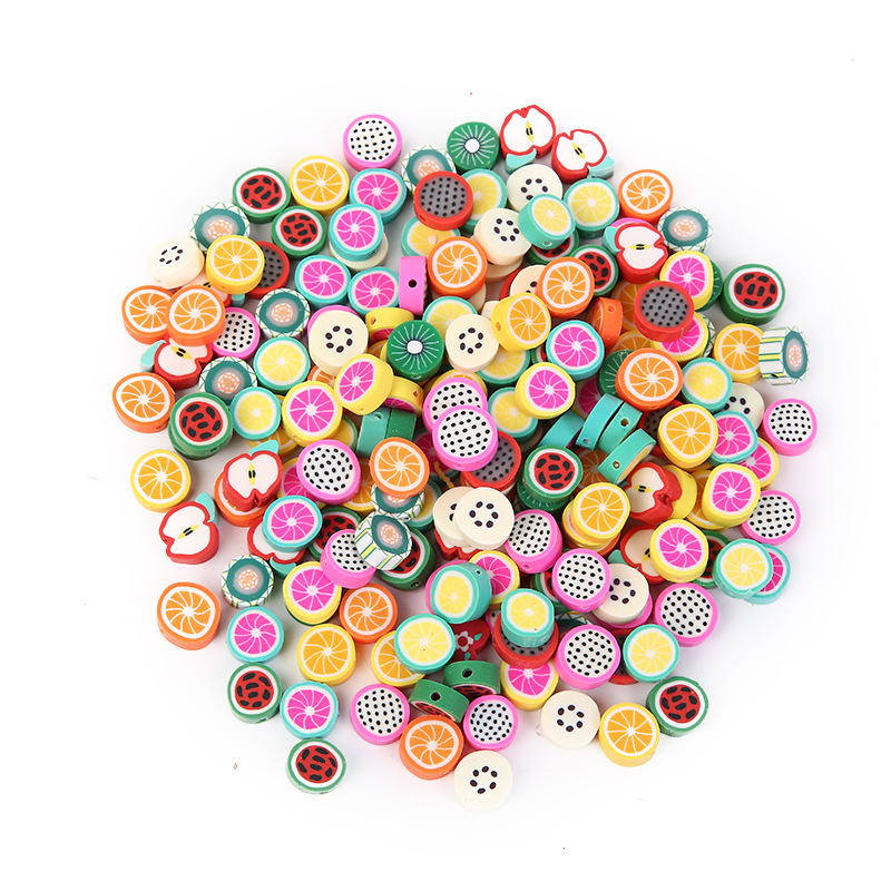 Manufacturers Direct Children's Handmade Diy Jewelry Accessories Explosive Polymer Clay Smiling Face Beads Beaded Bracelet Accessories Polymer Clay Art Children's Fun Handmade Beads Item Picture