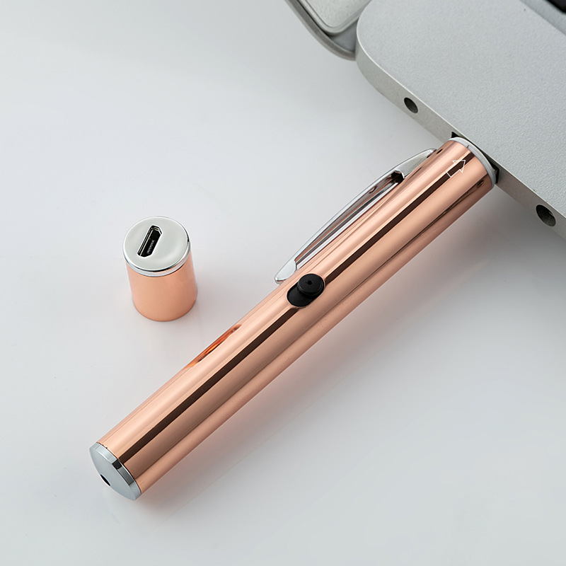 USB charging laser flashlight with green light long-range shooting, sales model, indicator, project command, hand-held flashlight Application Scenario