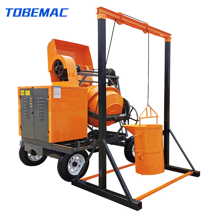 Diesel power hydraulic lifting concrete mixer Lebanese model high-efficiency construction machinery concrete preparation equipment Specification image