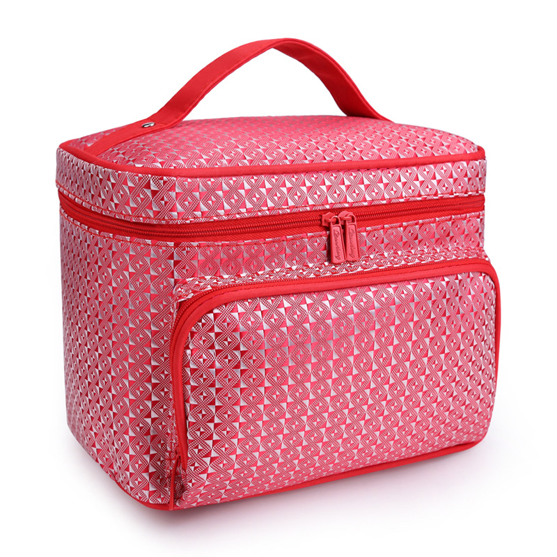 New Korean version multi-functional waterproof large-capacity travel makeup bag, portable storage bag, toiletry bag, luggage, leather goods, makeup mom, dinner bag details Picture