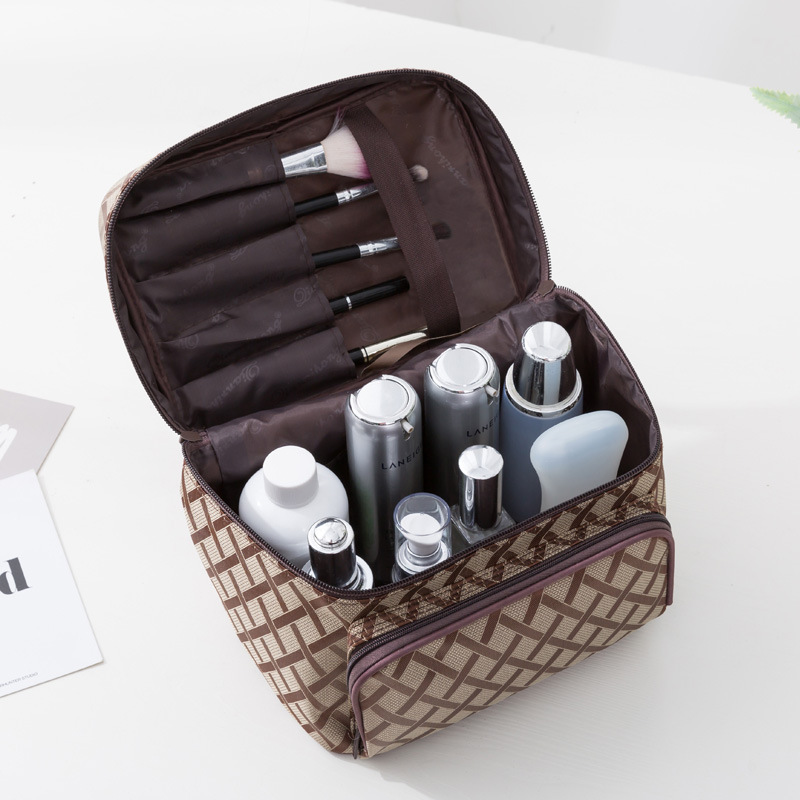 New Korean version multi-functional waterproof large-capacity travel makeup bag, portable storage bag, toiletry bag, luggage, leather goods, makeup mom, dinner bag Application Scenario