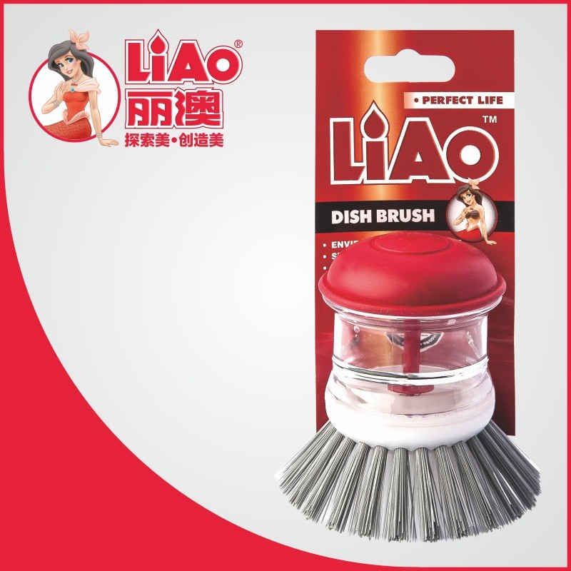 LIAO's liquid pot washing brush is a kitchen cleaning product, a hard bristle stove cleaning brush, a household multi-functional steel wool ball, a cross-border daily necessities and household cleaning brush