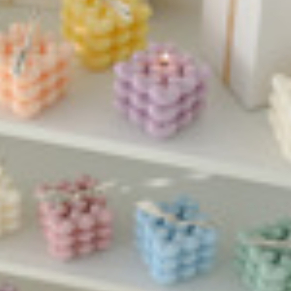 Heart-shaped candles, Valentine's Day bridesmaids, wedding gifts, heart-shaped Rubik's Cube, scented candles, souvenirs, small ornaments, office decoration supplies Application Scenario