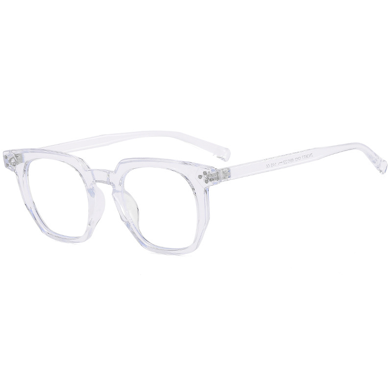 Fashionable Korean-style transparent Instagram-worthy plain light glasses, anti-blue light student computer glasses, can be paired with myopia optical glasses frames Item Picture