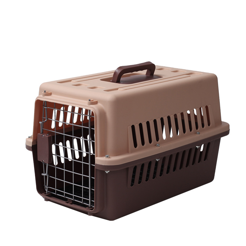 宠物航空手提箱小号猫笼猫咪航空箱宠物外出笼子宠物用品厂家批发 猫猫包箱便携式出行必备