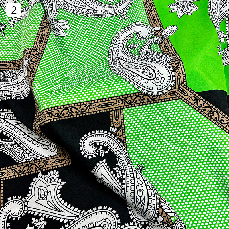 This large cashew flower printed dress is made of four-sided elastic fabric and is a fashionable, casual and versatile long dress for export Specification image