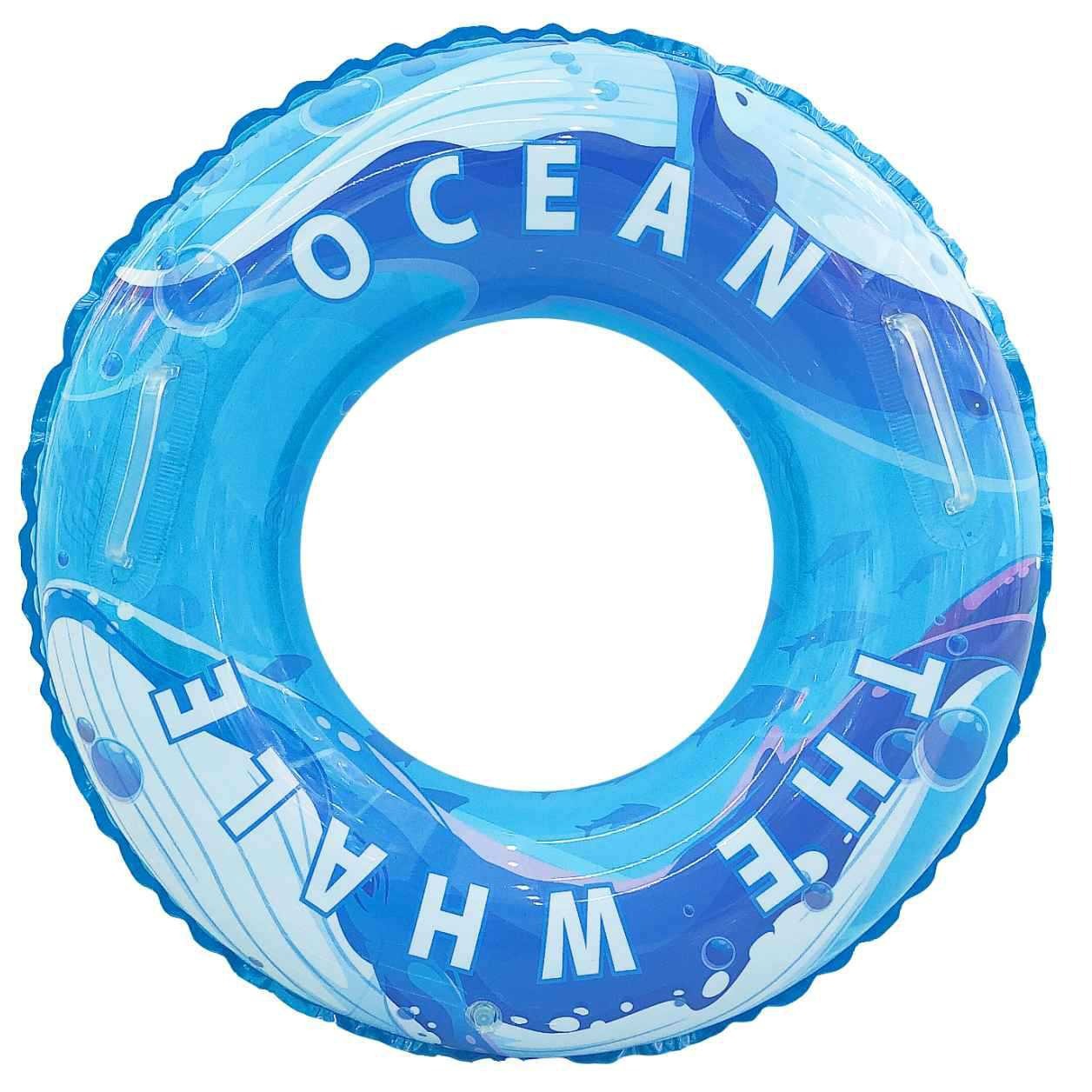 Adult and children whale swimming rings, thickened anti-rollover baby life buoys, beginner inflatable toys, swimming equipment Item Picture