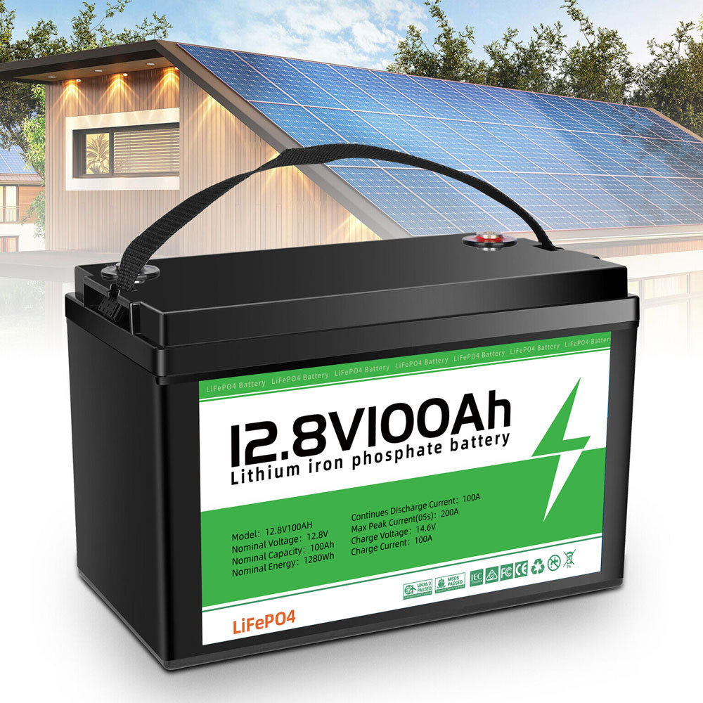 خلية ليثيوم فورية 12V100A، بطاريات كهربائية لفوسفات والحديد الليثيوم المخزونة في الهواء الطلق في المقطورة Application Scenario