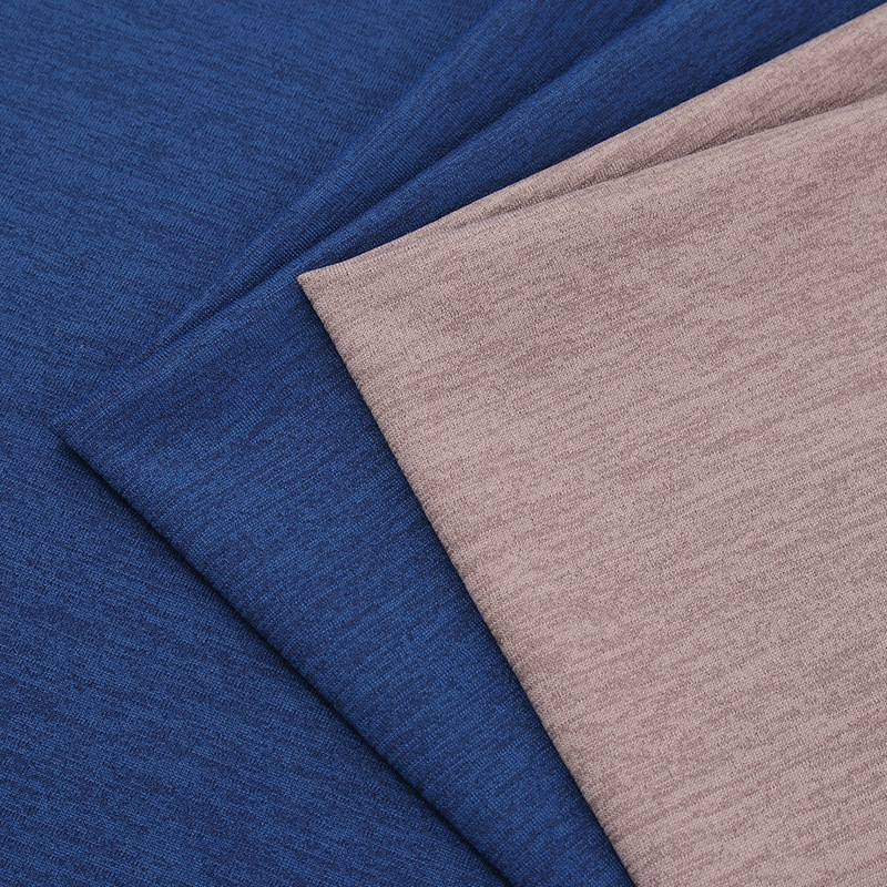 涤纶100%双色麻桑皱速干面料150g全涤防晒运动针织花点皱速干面料多功能休闲面料适用 T恤,防晒衣,骑行服白底实物图