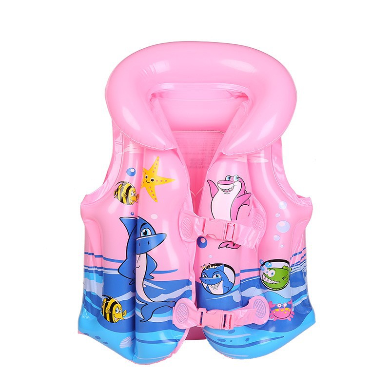 Children's swimming vest with high buoyancy, suitable for small and medium-sized children, beginner's professional inflatable life jacket and swimming ring equipment Item Picture
