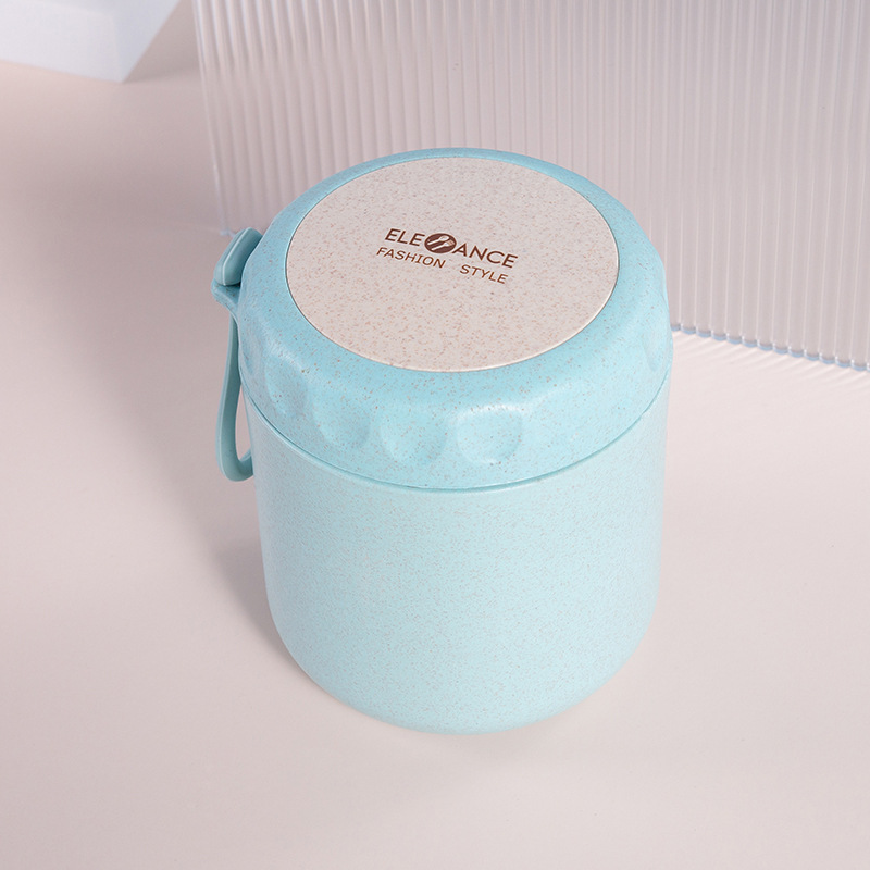 Wholesale Japanese portable round breakfast cups, cereal milk cups, covered soup cups, microwave-safe small lunch boxes, porridge cups, food storage boxes, and lunch boxes are practical and convenient Application Scenario