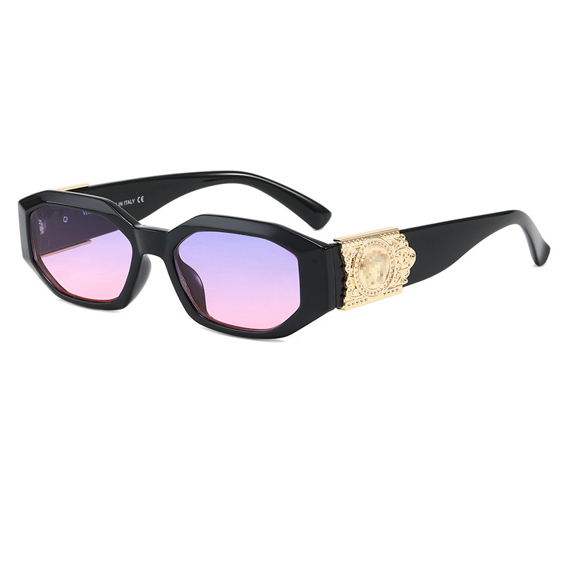 New cross-border small-frame sunglasses with a human head design, personalized and irregular, fashionable European and American men's and women's sunglasses, UV protection and eye protection Application Scenario