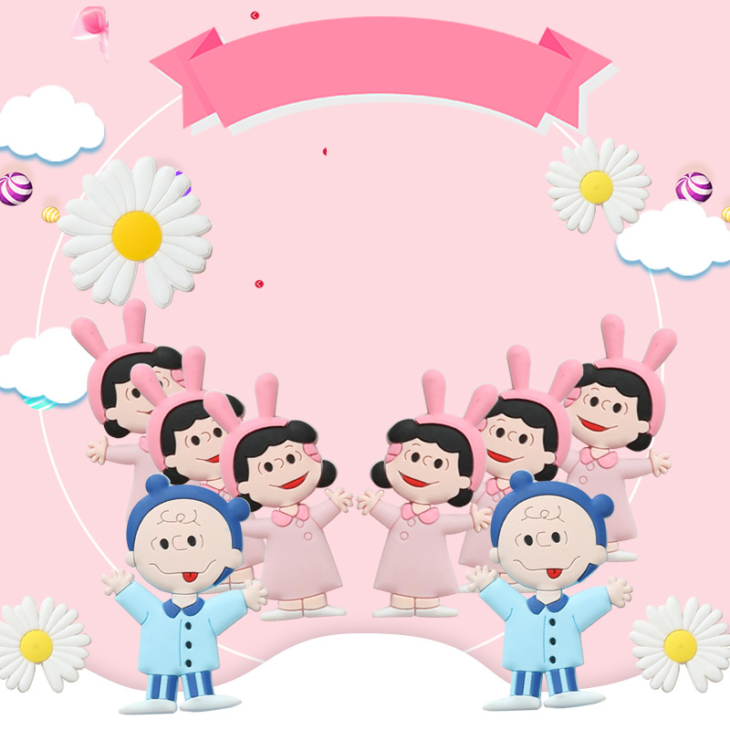 Cute cartoon DIY clothing, accessories, phone cases, patches, decorations, soft rubber, PVC hairpins, hair clips and other categories are carefully selected details Picture