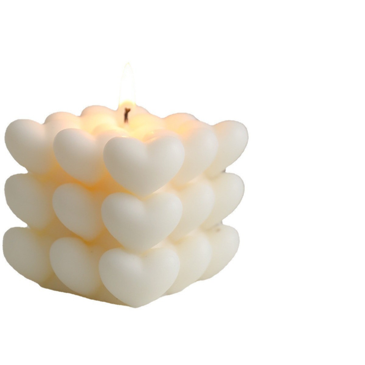 Heart-shaped candles, Valentine's Day bridesmaids, wedding gifts, heart-shaped Rubik's Cube, scented candles, souvenirs, small ornaments, office decoration supplies Item Picture