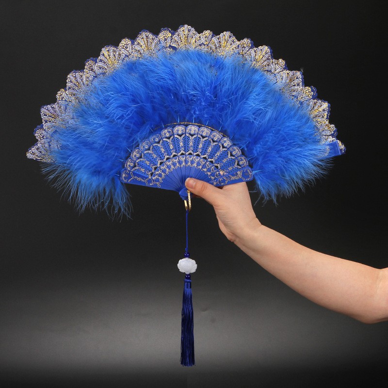 Ancient-style feather fans, Wing Chun dance, square dance, cheongsam performance, fans, internet-famous fans, light and elegant Application Scenario