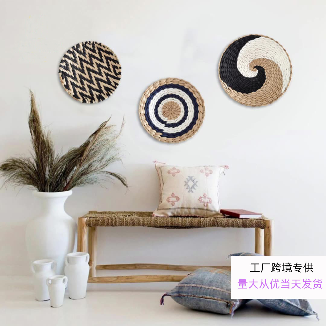 Bohemian-style ethnic-style hand-woven wall hangings, wall decorations, homestay background wall ornaments, and hanging items are in stock and sent directly details Picture