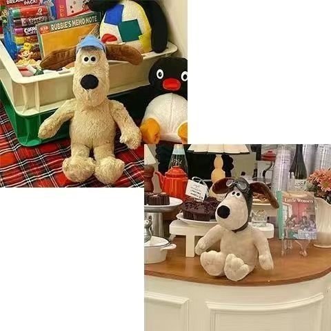 The popular British master dog pilot plush toy figurine, soothing doll, birthday gift for men and women, soft and cute, perfect for sleeping and playing Specification image