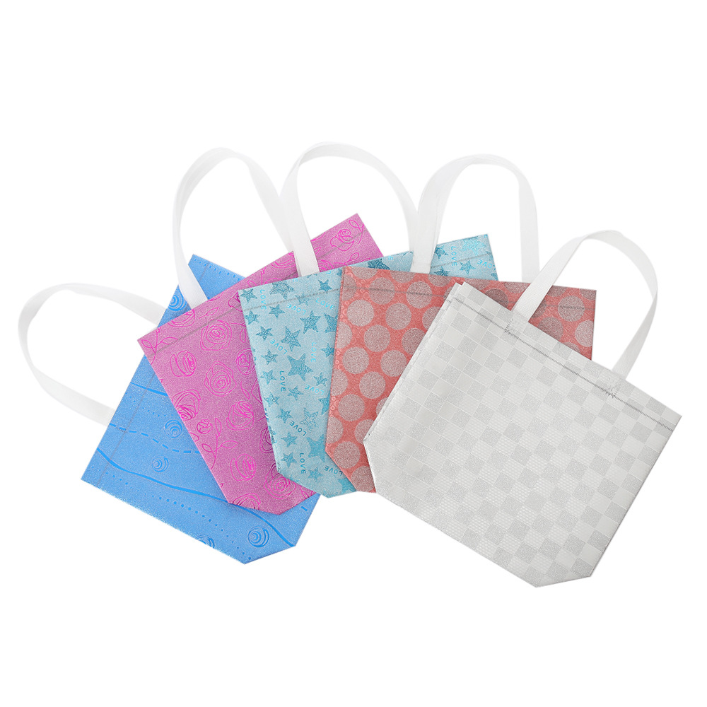 跨境高档精美覆膜防水无纺布袋 手拎生日礼品袋 伴手礼精致包装 适合各类场合赠送