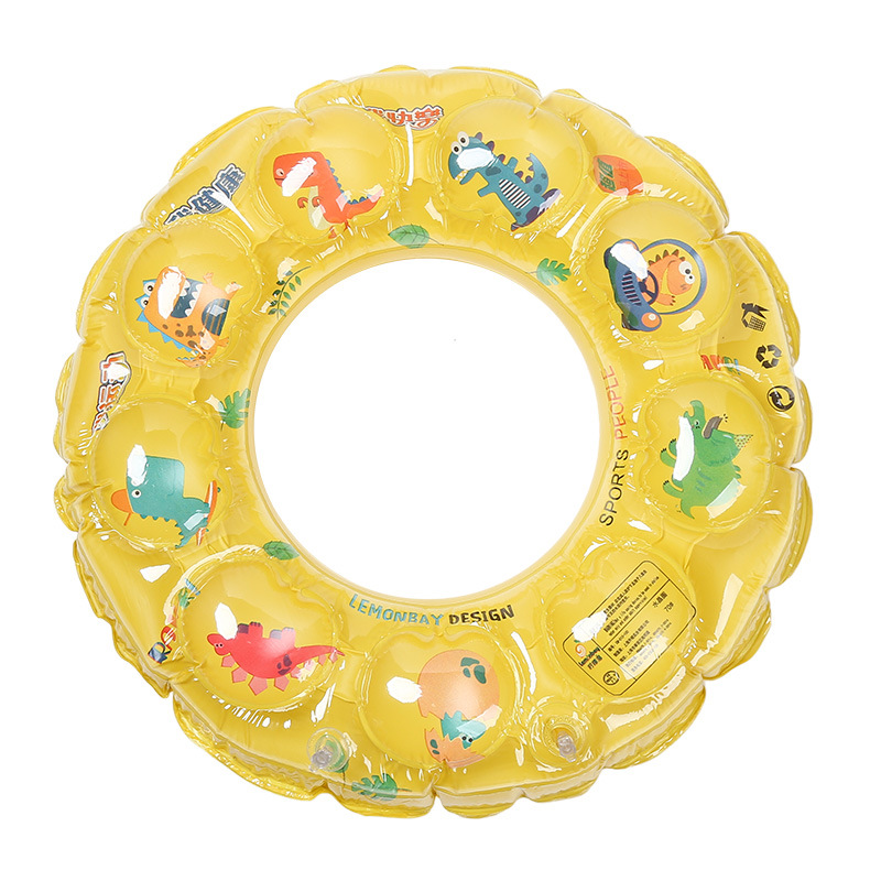 Children's cartoon double-layer thickened PVC swimming rings, 2-18 years old water park inflatable rings, swimming pool wholesale Item Picture