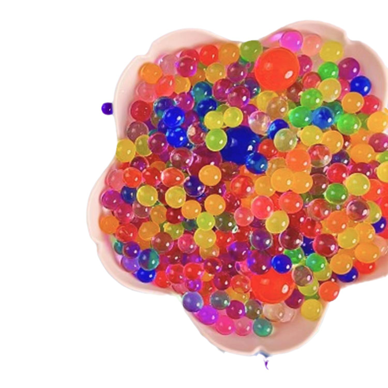 Wholesale of water drop Ocean Baby hydroponic beads, large beads, crystal mud, Water-absorbing beads, swelling and educational toys Item Picture