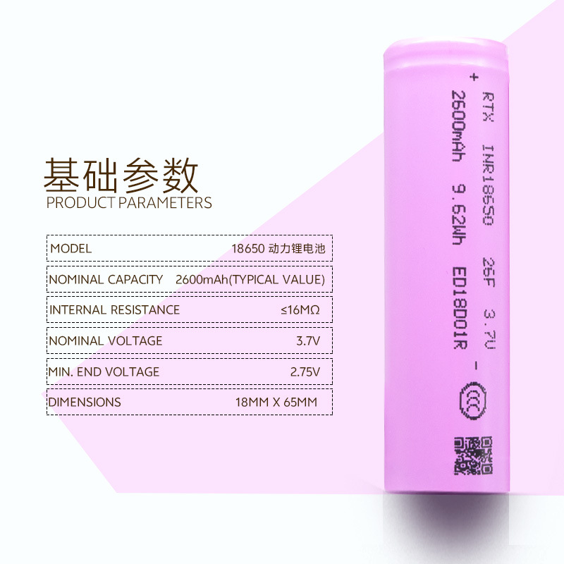 The Ruitongxin 18650 lithium battery with a capacity of 2600mAh is suitable for 12V sprayers, mobile speakers, electrical and power battery packs Application Scenario