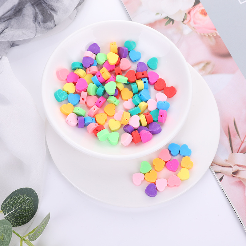 Color Pottery Polymer Ceramics Colorful Cartoon Cute Pendant Diy Handmade Products Punch Style Opp Bag Factory For Creative Decorative Gifts details Picture