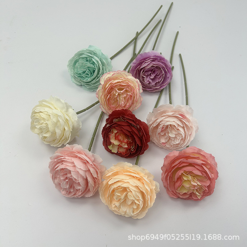 仿真花/拉菲草/针织花/pu花束/情人节细节图