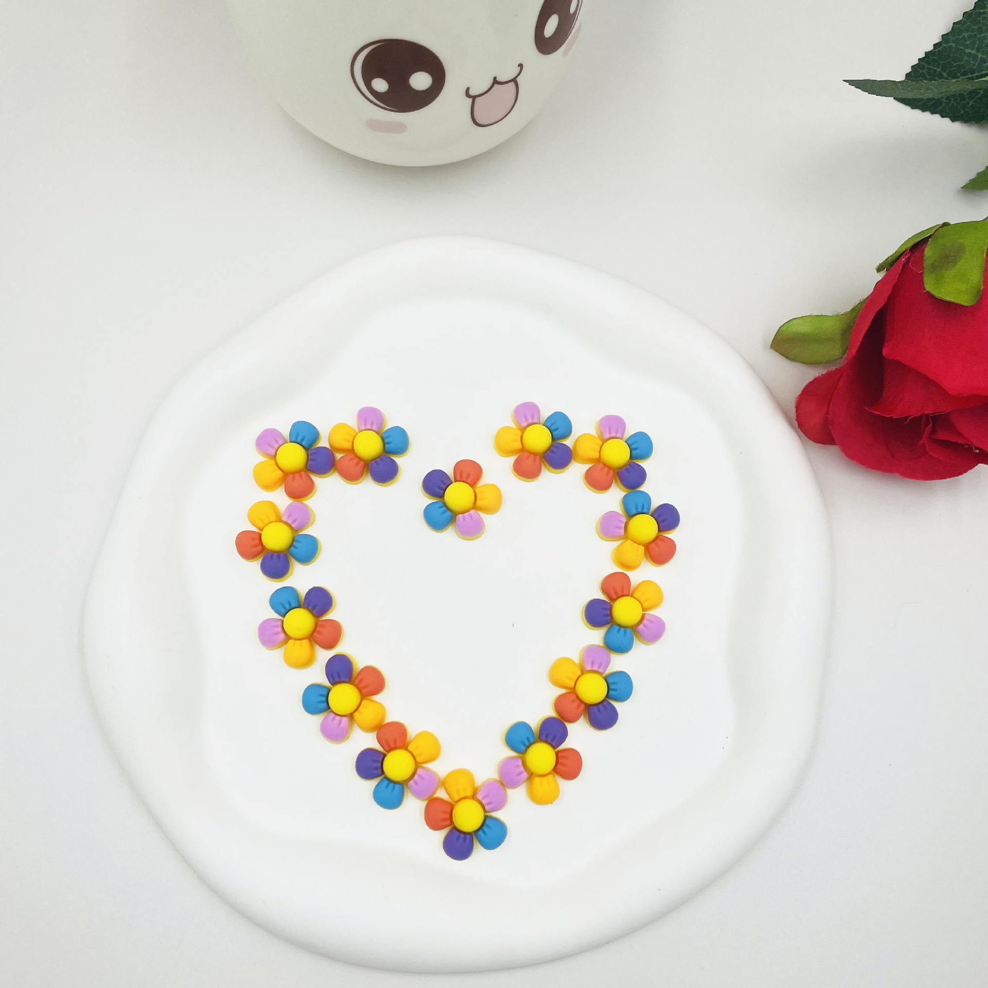 New PVC soft rubber cartoon patch diy accessories, phone cases, hair clips, hair lanyards, accessories, factory direct sales and wholesale. Other categories and styles are diverse Specification image