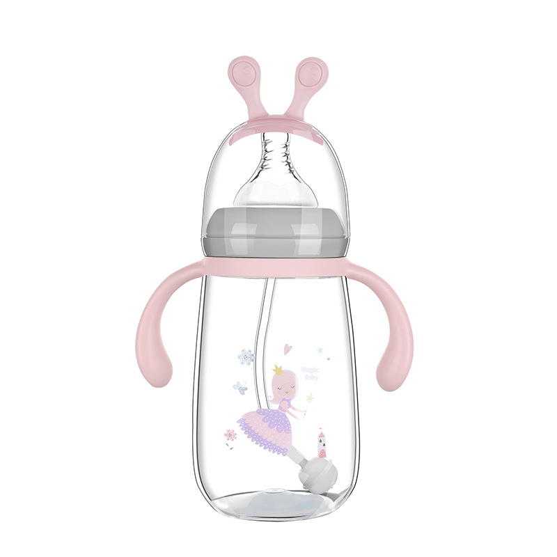 贝亲奶瓶/婴儿用品/奶瓶/夜光奶瓶/母婴用品宝宝白底实物图
