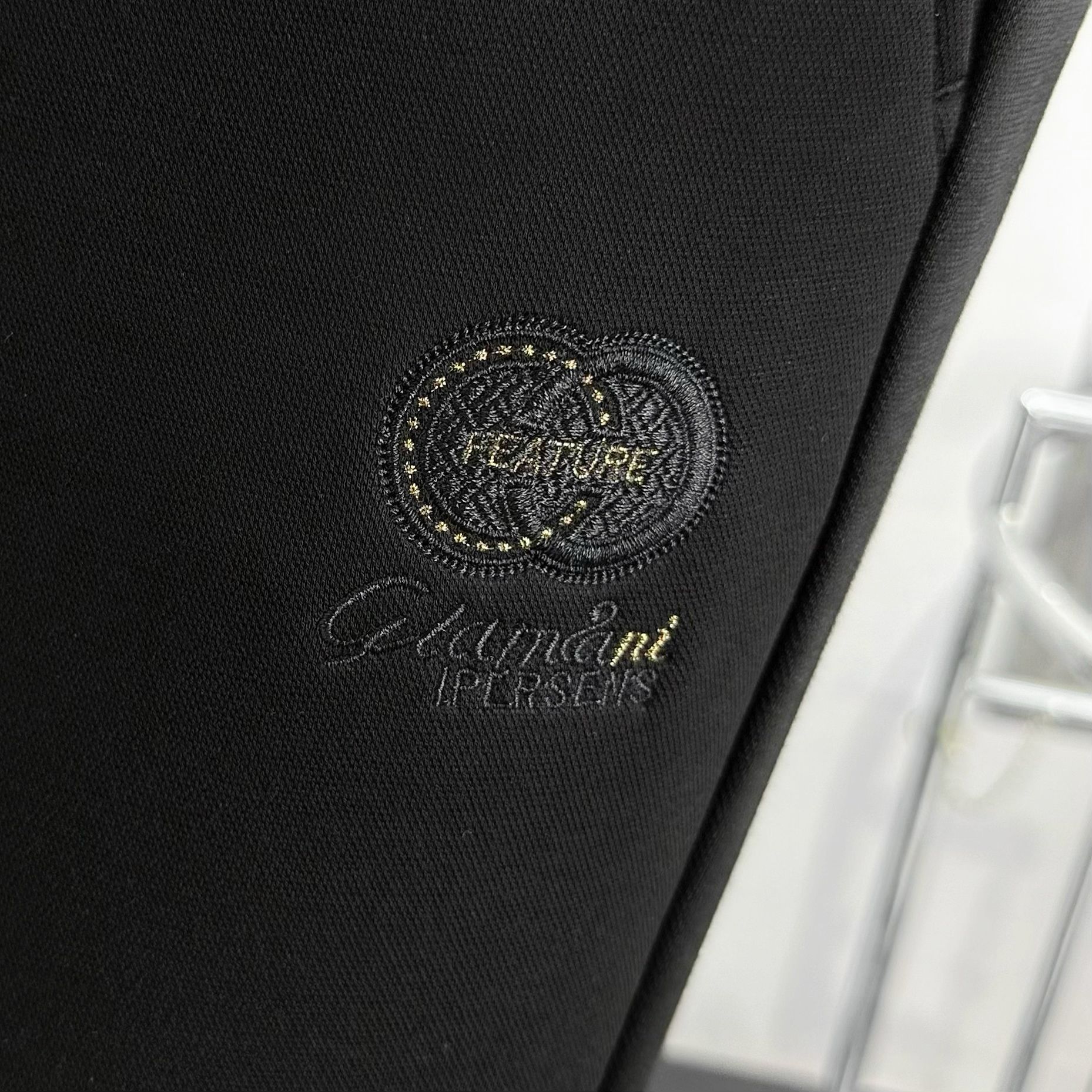 Trendy men's solid color drape casual pants, loose straight-leg sport pants for autumn, high-elastic and breathable outdoor pants details Picture