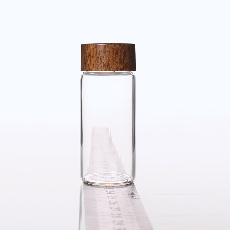 Amazon Select 20g transparent glass bottle with threaded seal, coffee bean display, commercial coffee tool glass jar Item Picture