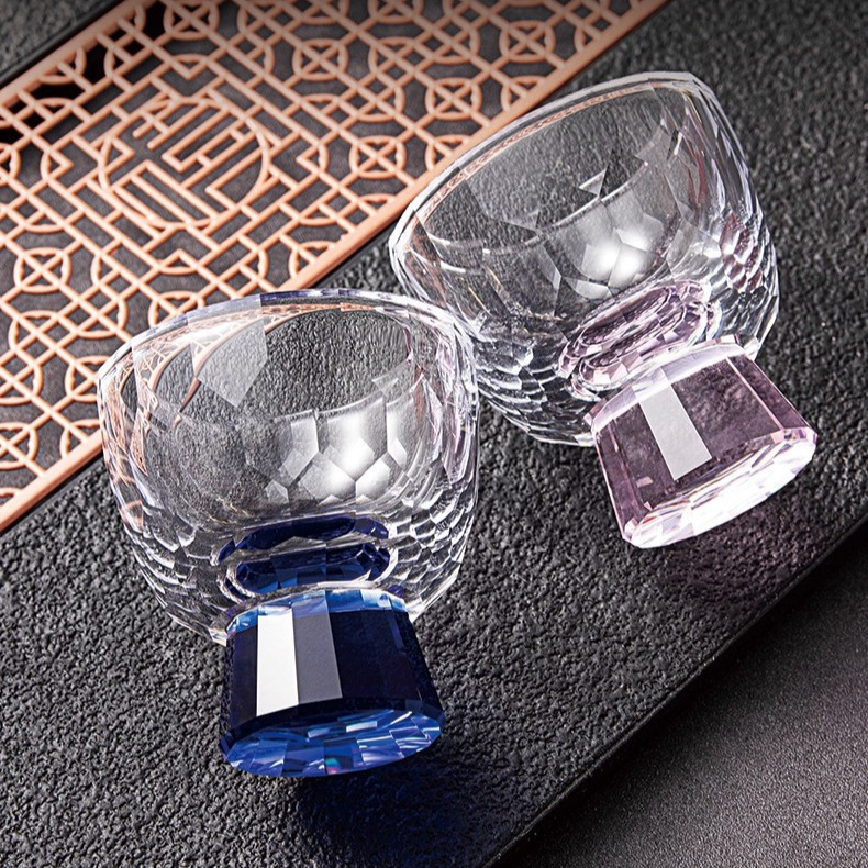 盖碗瓷杯/茶具杯子/功夫盖碗茶/青花斗彩茶具细节图