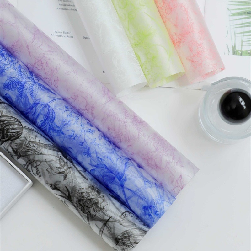 薇洛新品原创防水韩式鲜花包装纸花束花艺玫瑰包花材料花店专用