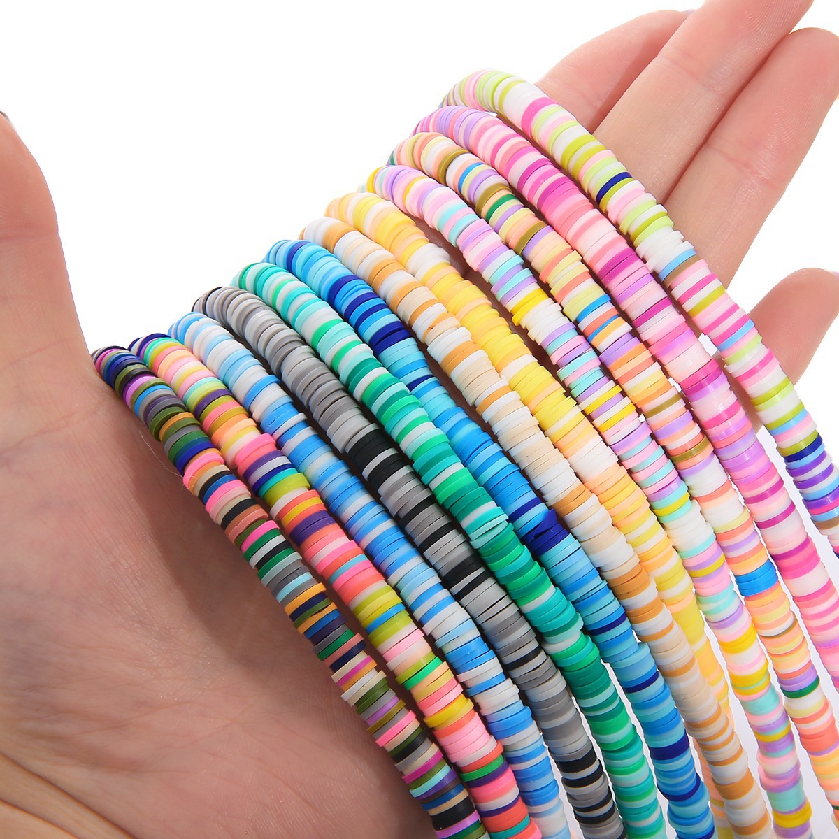 New Wuzhou Polymer Clay Factory Direct Sales 4-6Mm Color Diy Handmade Polymer Clay Sheet Partition Polymer Clay String Fluorescent Lighting Effect Is Better Specification drawing