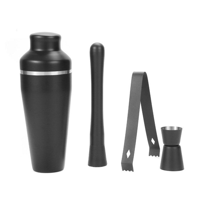 Factory Direct French Shaker Set Stainless Steel 600Ml Cocktail Shaker Cup Shaker Tools Full Set Of Fine Wine Specification drawing
