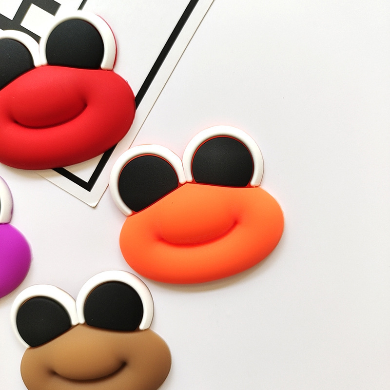 Creative cartoon sausage mouth big eyes PVC soft glue DIY jewelry patch mobile phone shell hair accessories Crocs accessories wholesale a variety of optional Application Scenario