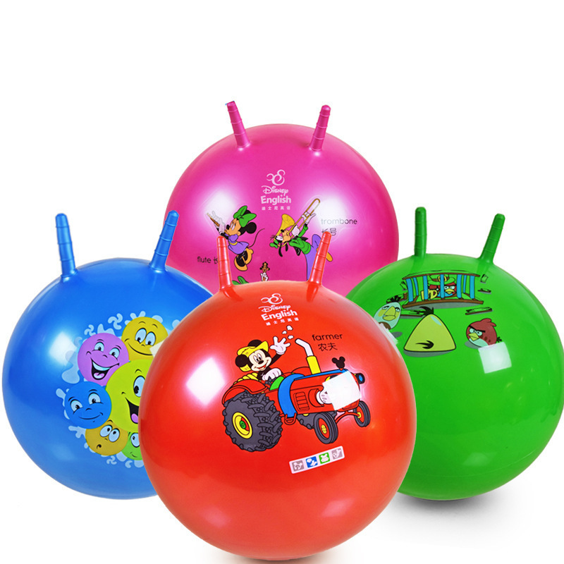 Factory direct sales, wholesale of PVC children's inflatable toys in stock, sheep horn balls, cartoon jumping balls, special non-topple dolls for kindergartens, inflatable balls, safe and durable Item Picture