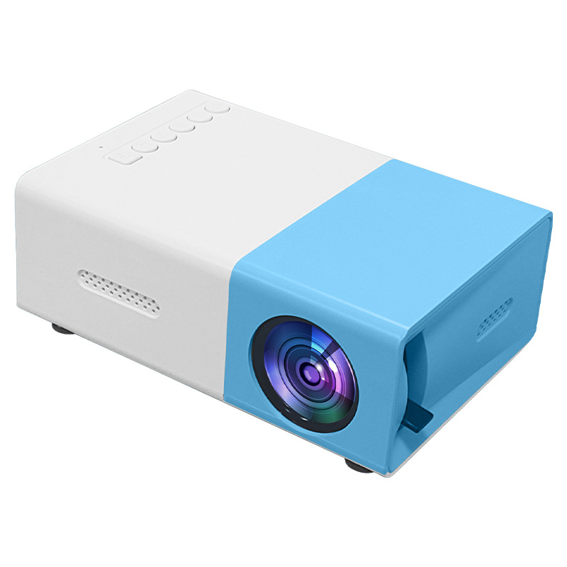 Cross-Border Best-Selling Mini Portable Yg300mini Projector Wired Screen Version Yellow And White Machine In Stock Wholesale High-Definition Portable Projector Application Scenario