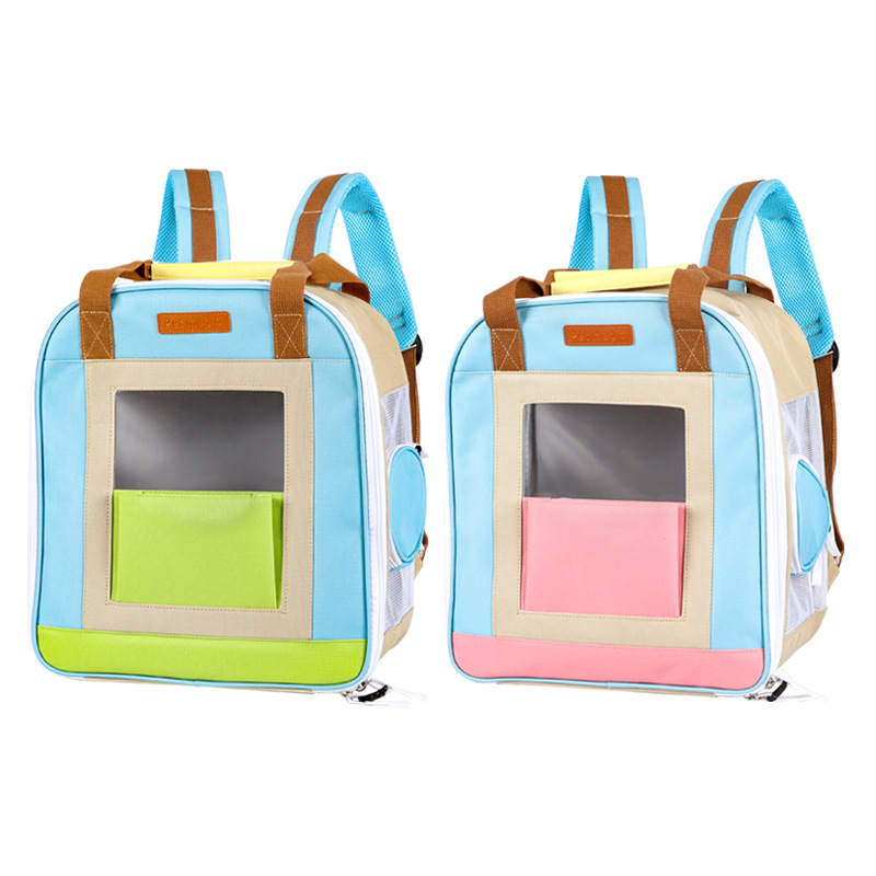 New cat double back handbag Folding outdoor breathable cat bag pet go out portable car bag Other classified pet supplies Item Picture