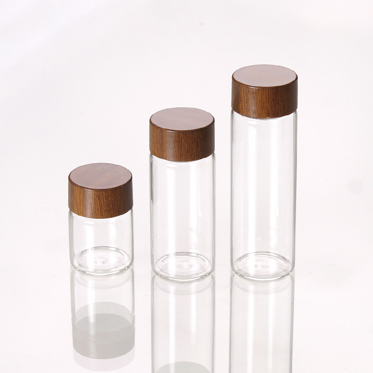 Amazon Select 20g transparent glass bottle with threaded seal, coffee bean display, commercial coffee tool glass jar Application Scenario