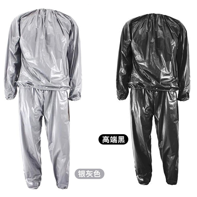 C跨境新款暴汗桑拿服 潮流复古出汗浴服汗蒸运动套装 时尚健身服潮人必备