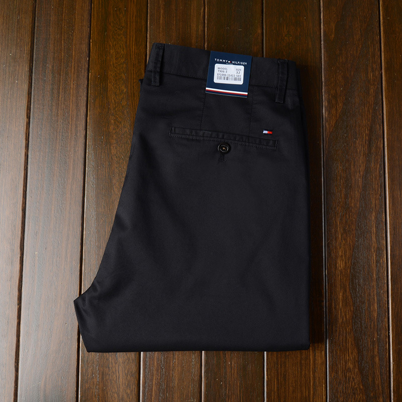 Tommy Europe's top men's casual pants for Spring and summer are thin business straight-leg loose men's pants that are trendy and versatile for men Specification image