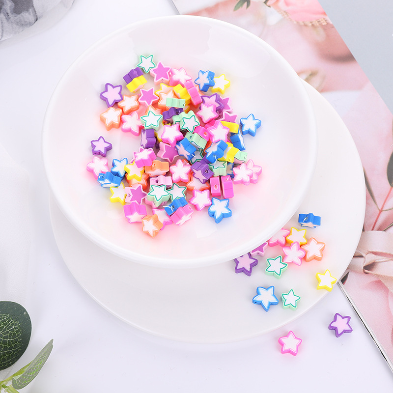 Color Pottery Polymer Ceramics Colorful Cartoon Cute Pendant Diy Handmade Products Punch Style Opp Bag Factory For Creative Decorative Gifts Application Scenario