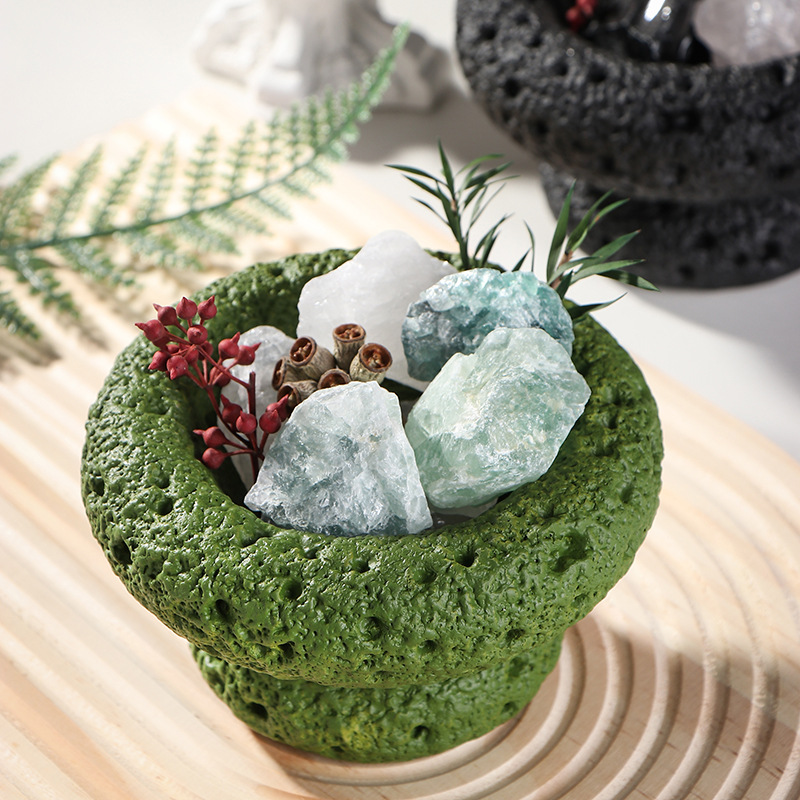 Diffuser stone, flameless aromatherapy essential oil, crystal stone fragrance, niche girls' bedroom decoration items, birthday creative gift manufacturer, unique aroma, interior decoration Specification image