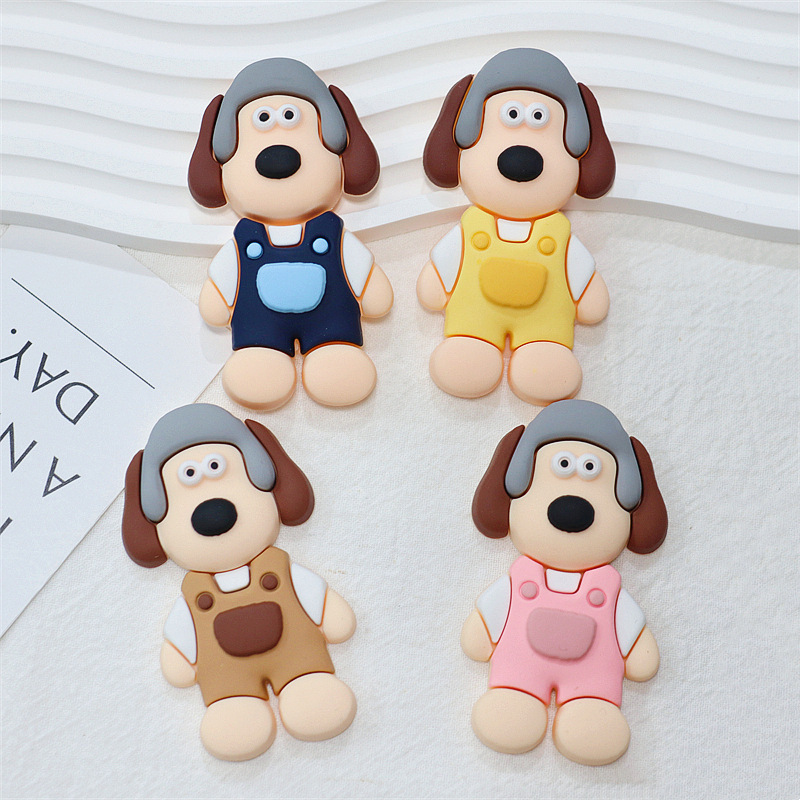 Master dog large storage box Cream soft patch DIY accessories mobile phone case accessories Shoe buckle water cup decoration refrigerator magnet DIY creative accessories details Picture
