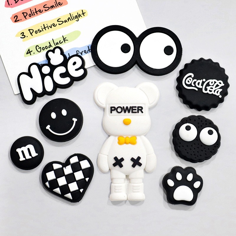 Full body violence bear doll DIY patch soft glue accessories Bear Cave slippers mobile phone shell storage accessories DIY accessories creative dress up small items Application Scenario