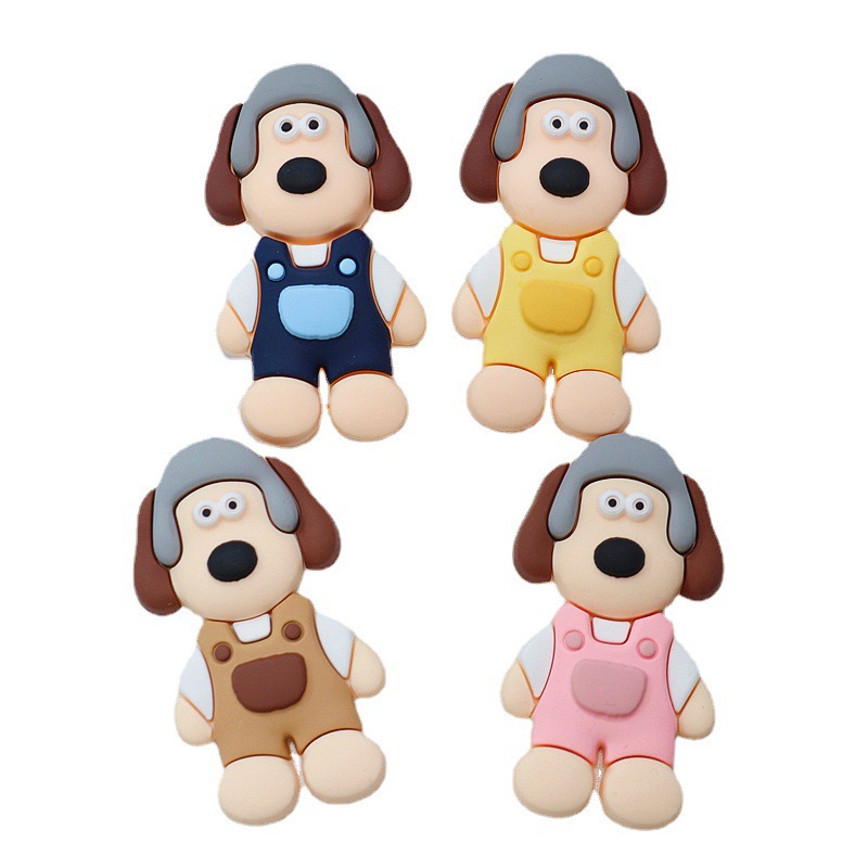 Master dog large storage box Cream soft patch DIY accessories mobile phone case accessories Shoe buckle water cup decoration refrigerator magnet DIY creative accessories Item Picture