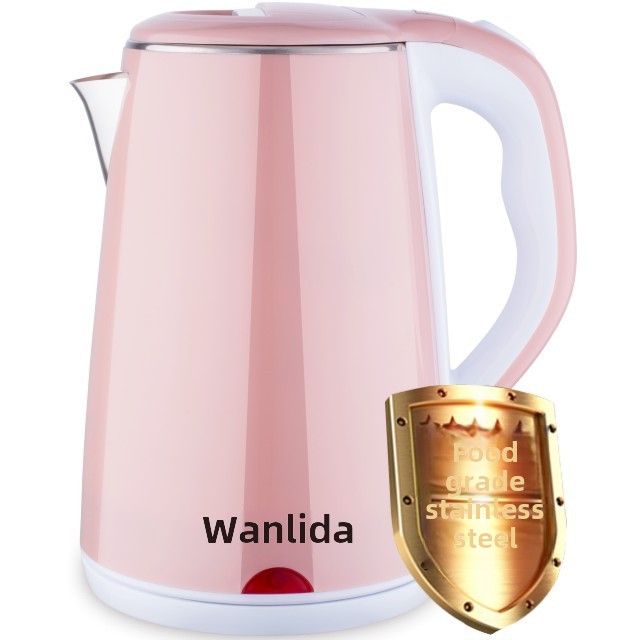 Wanlida insulated electric kettle, heating kettle, household dormitory insulated quick kettle, electric kettle, boiling kettle, stainless steel 2L Item Picture