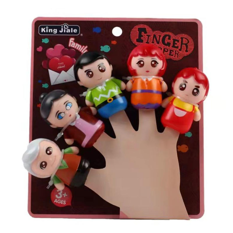 Hand puppets for parent-child interaction, finger dolls for playing house, kindergarten story-telling, children's educational toys and gifts Item Picture
